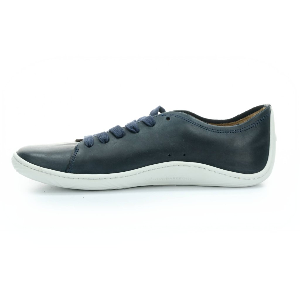 Vivobarefoot Addis M Navy Leather Barfußhalbschuhe