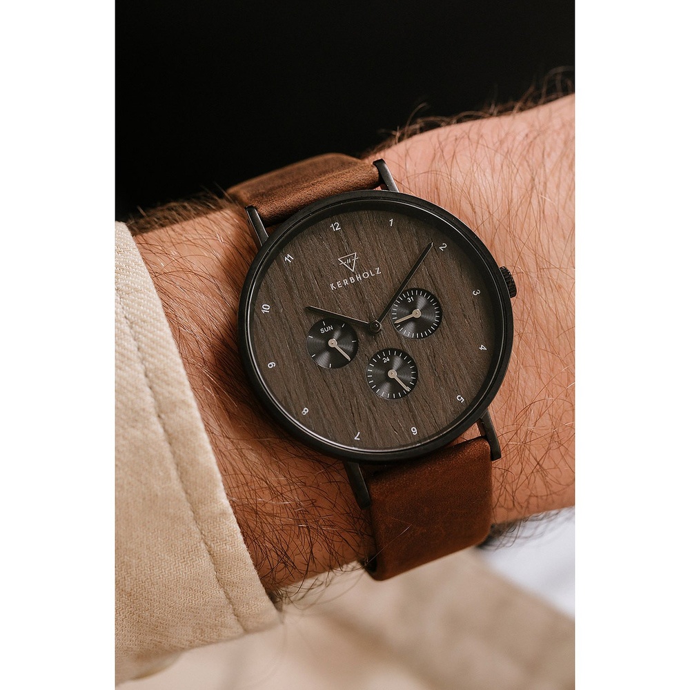 KERBHOLZ Montre pour hommes Acier inoxydable Montre