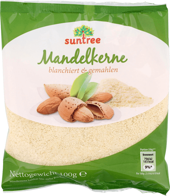 Suntree Mandelkerne blanchiert gemahlen
