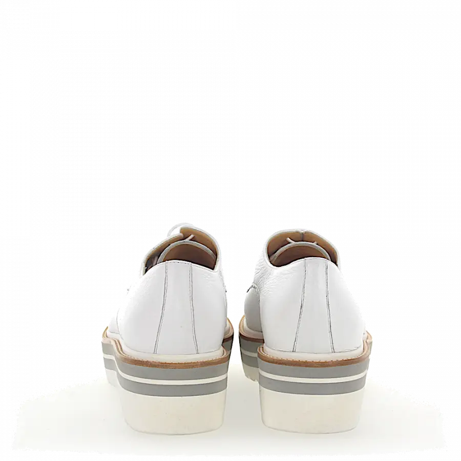 Truman's - Schnürschuhe 7953 Hirschleder weiß - weiß