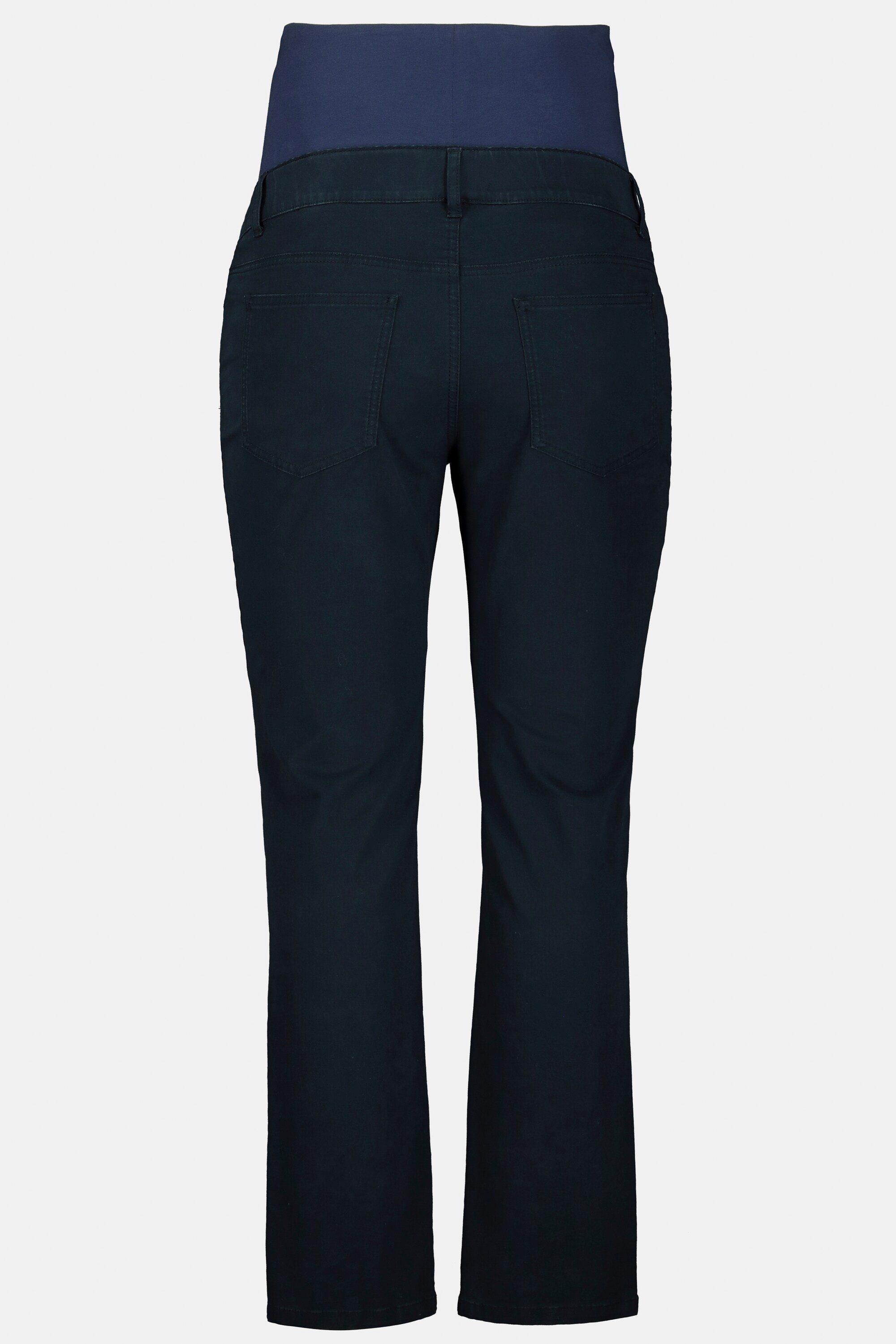 Ulla Popken Stretch-Umstandshose Bellieva-Jeggings schmale Passform Biobaumwolle