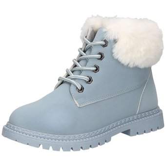 Puccetti Schnür Boots in blau