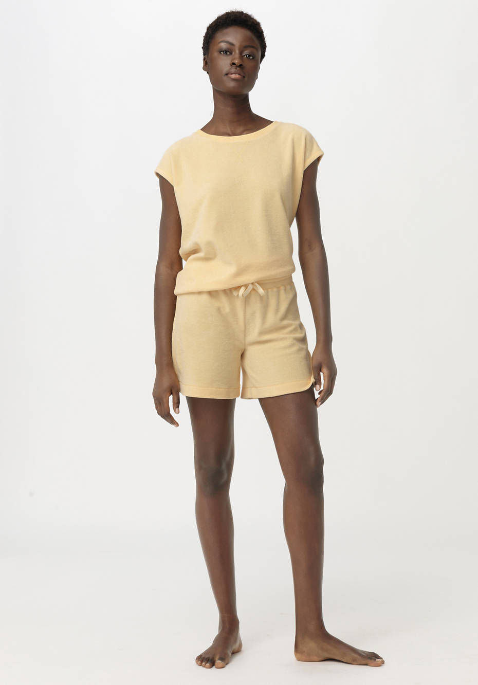 Frottee-Shorts aus reiner Bio-Baumwolle