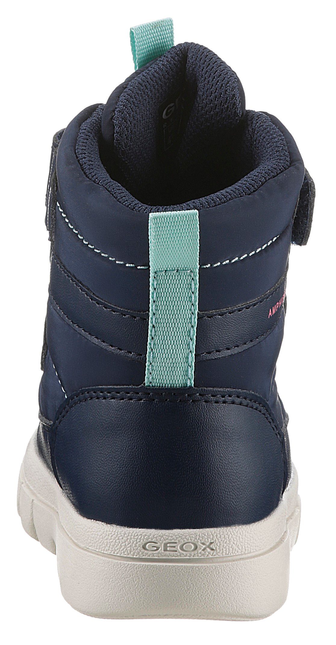 Geox B WILLABOOM GIRL B Lauflernschuh mit praktischen Klettverschlüssen