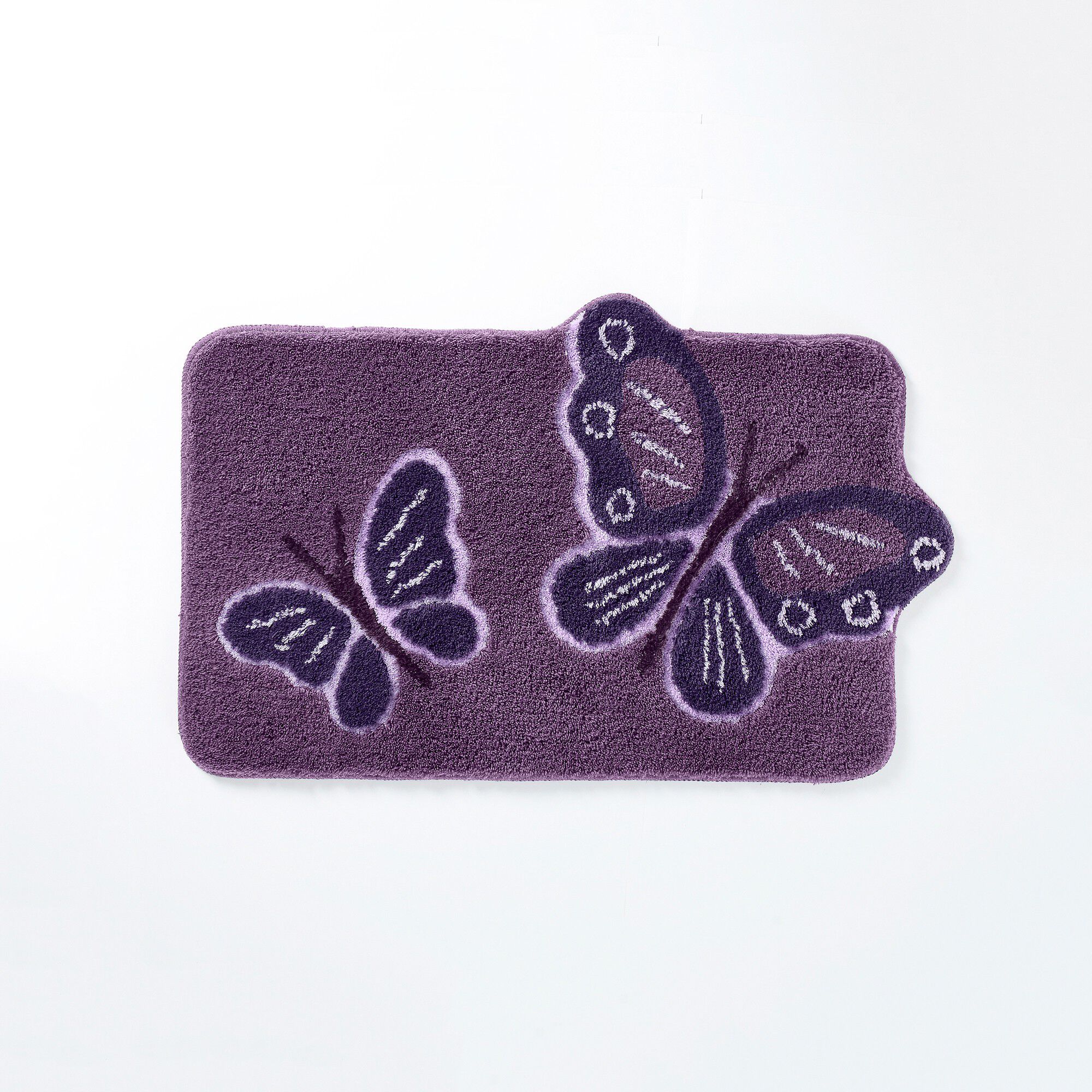 Tapis de bain fantaisie Papillons