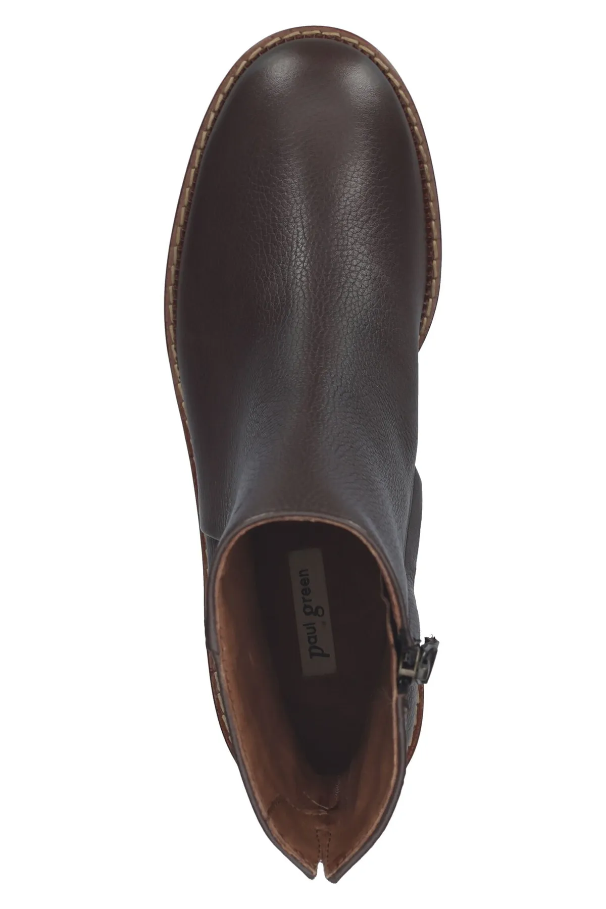 Paul Green  Stiefelette - Braun - Blockabsatz