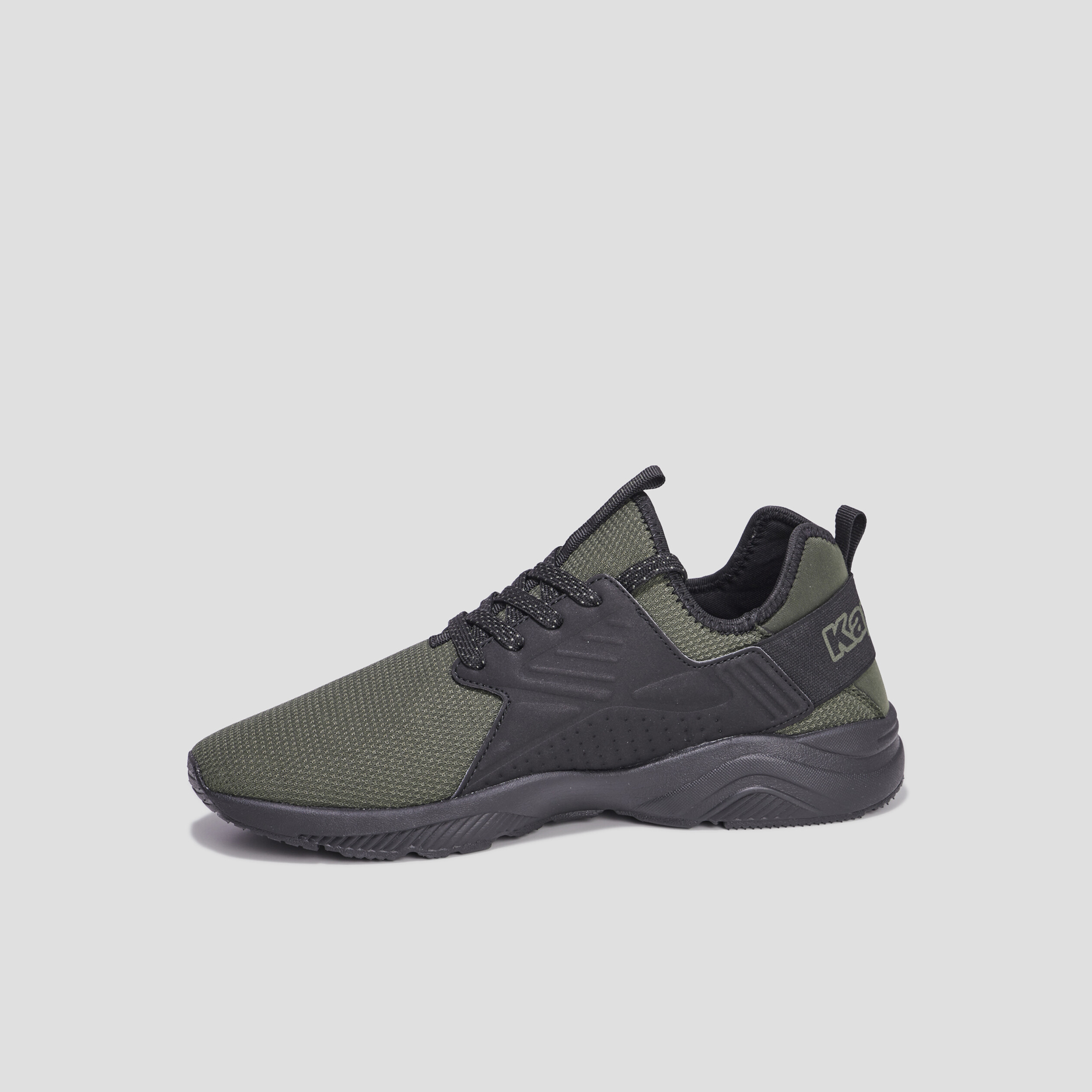 Runnings à lacets Kappa San Puerto vert kaki homme | La Halle