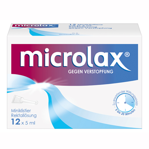 MICROLAX Rektallösung Klistiere  12X5 ml  Klistiere