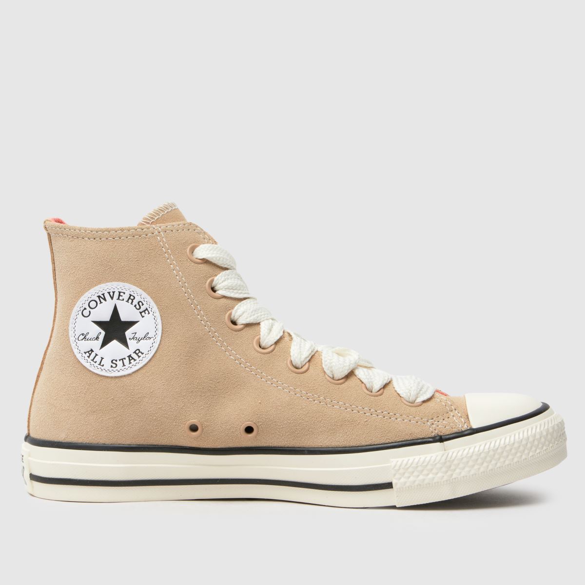 Converse – All Star – Beige höga sneakers