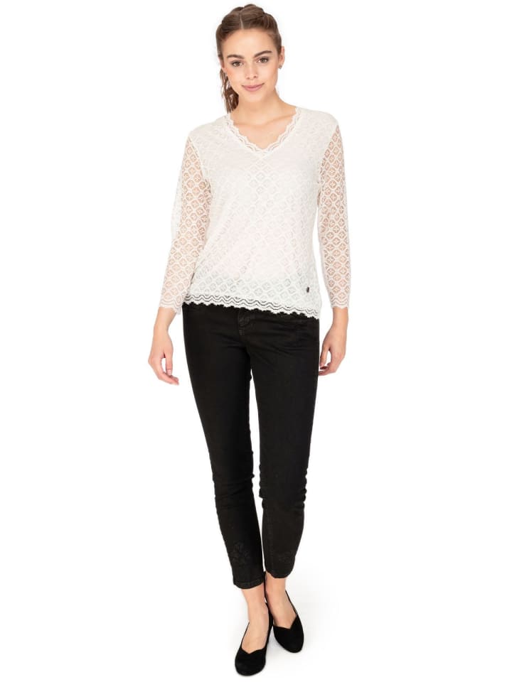 Spieth & Wensky Bluse EVA in offwhite günstig kaufen
