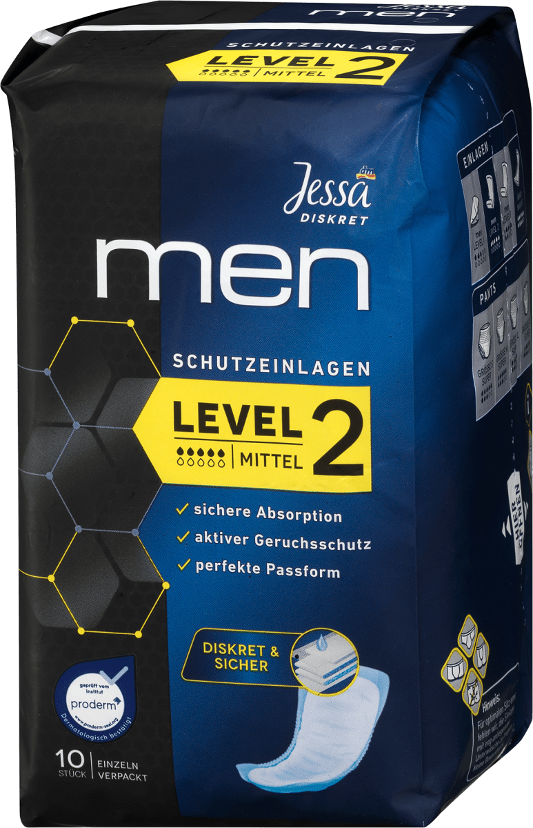 Einlagen Inkontinenz Men Level 2 Mittel, 10 St