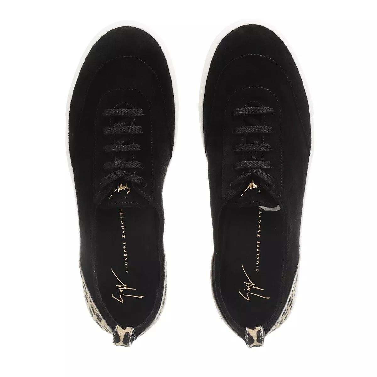 GIUSEPPE ZANOTTI Komfort Schnürer schwarz Low-Top Sneaker