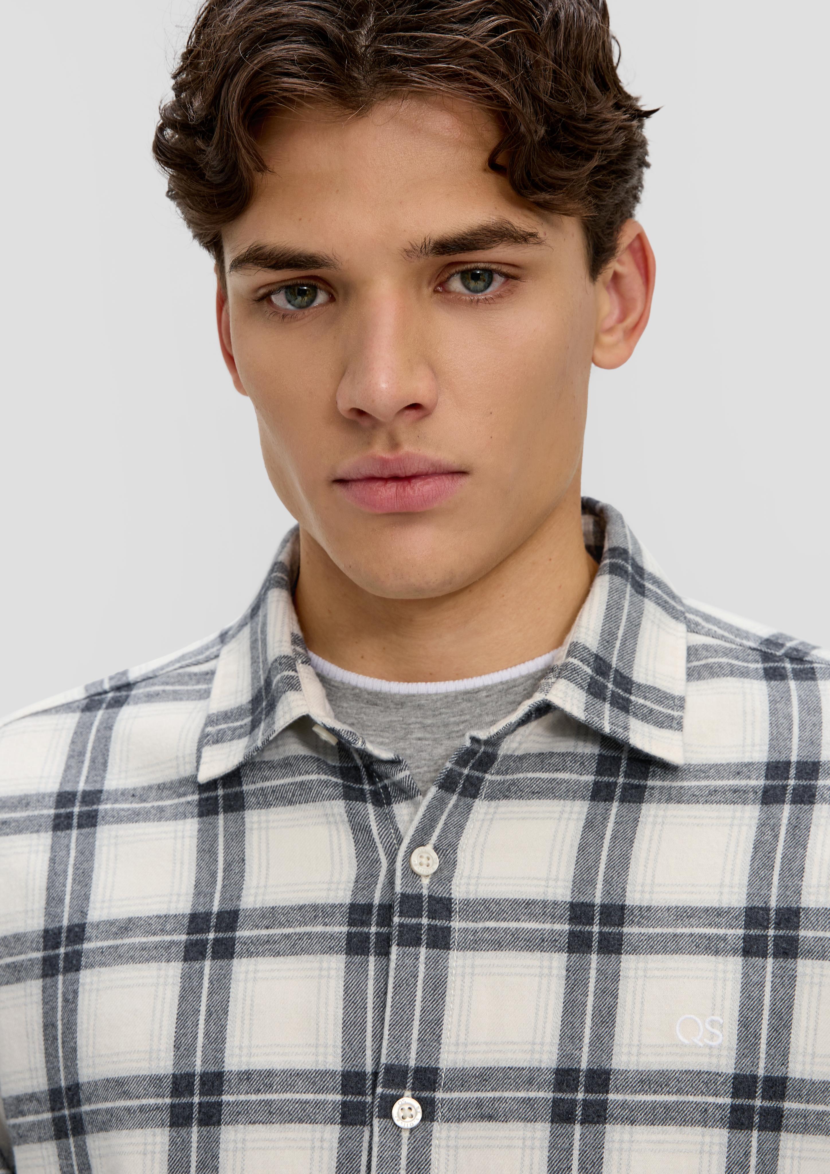 Slim: Hemd aus Twill  2138745-02N0