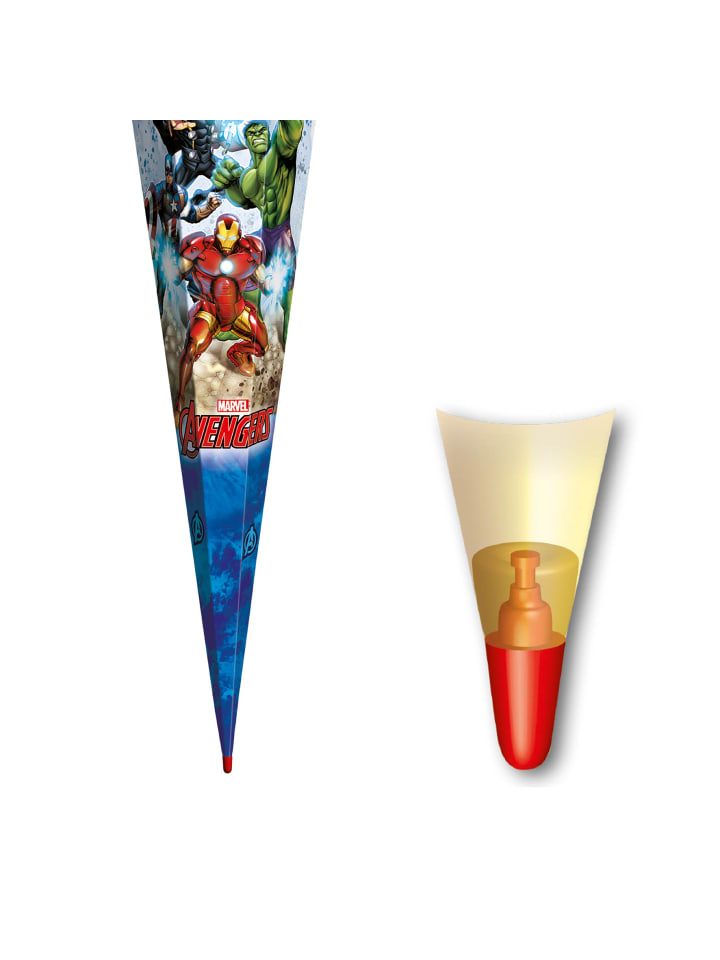 ROTH Schultüte groß Marvel Avengers 85 cm in Bunt günstig kaufen onesize