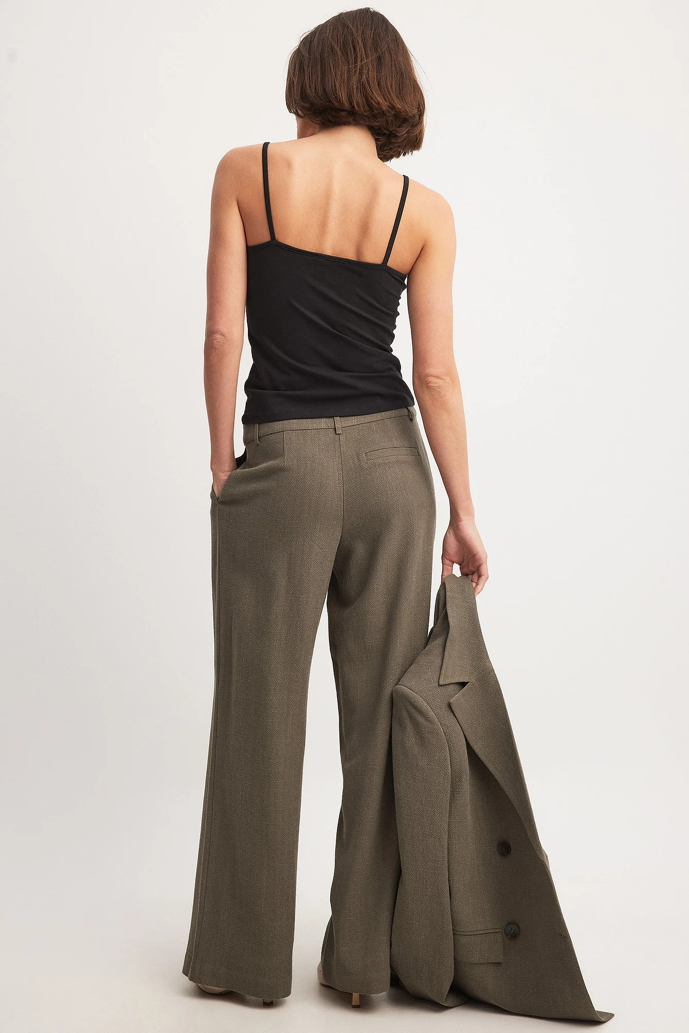 Hose mit weiten Beinen