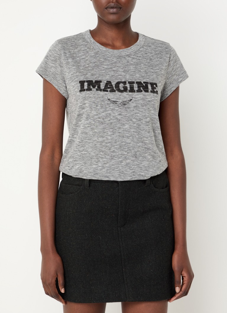 Zadig&Voltaire Woop T-shirt heathered design