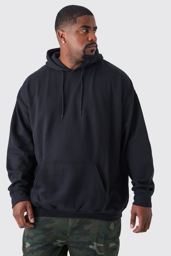 Plus Hoodie mit Official Bear Print