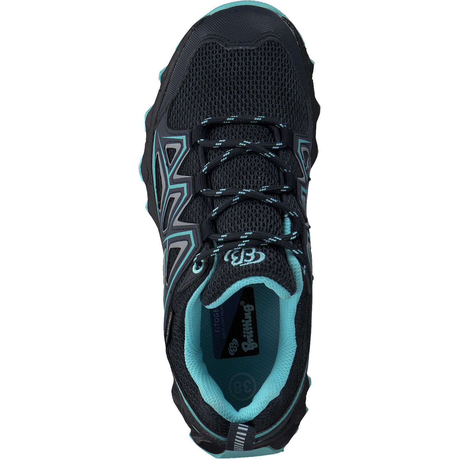 Eb-Sport 191236, Sneakers Low, Damen, Türkis/ Marine