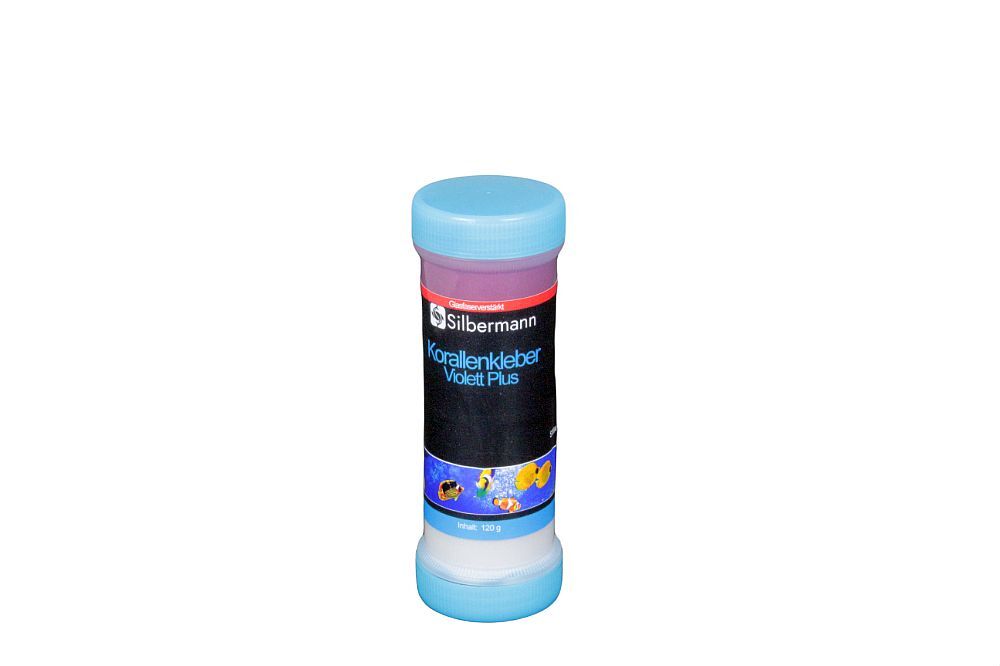 Silbermann Meerwasser Zubehör Silbermann Korallenkleber violett plus 120 g