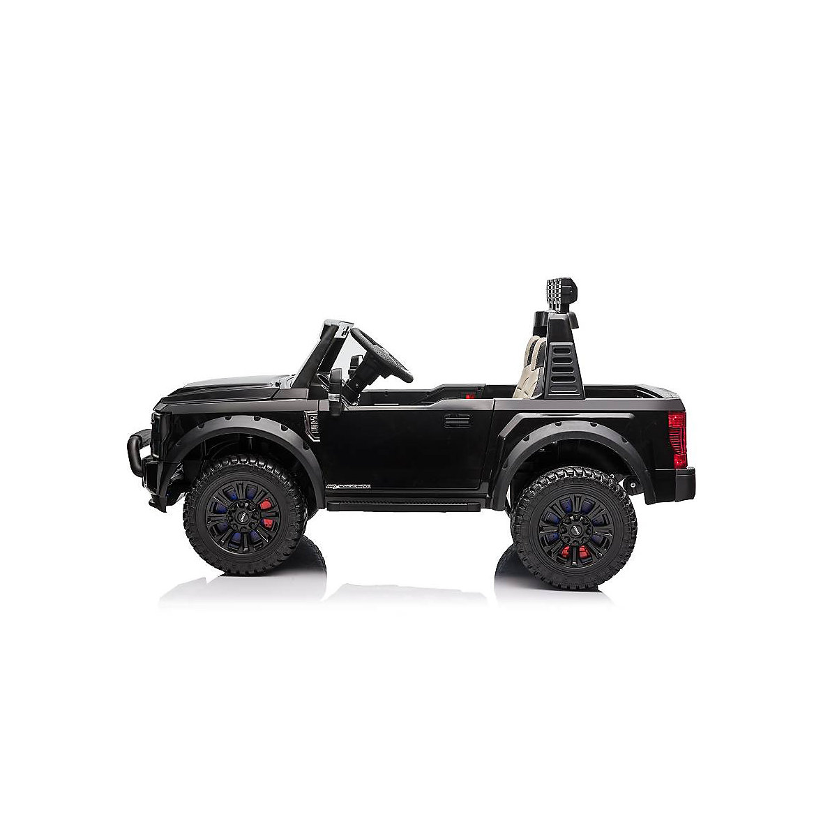 Kinder Elektroauto Ford Super Duty Zweisitzer Stoßdämpfer Fernbedienung Elektro-Autos
