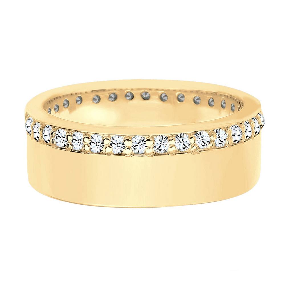 Elli Elli Bague pour dames avec cristaux étincelants en argent 925 Sterling Bague