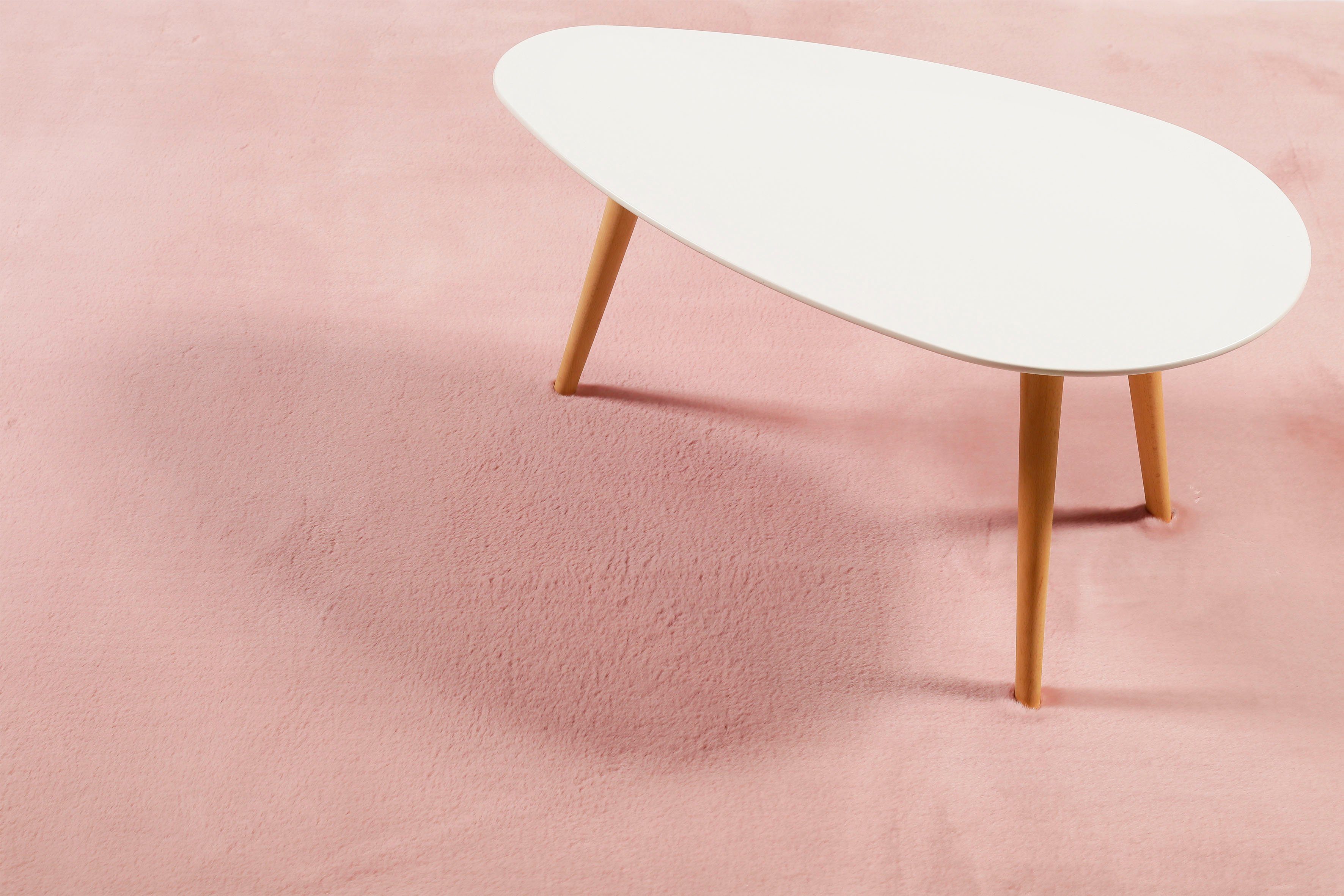 Hochflor-Teppich Alice Kunstfell, Esprit, rechteckig, Höhe: 25 mm, Kaninchenfell-Haptik, besonders weich und dicht, für alle Räume