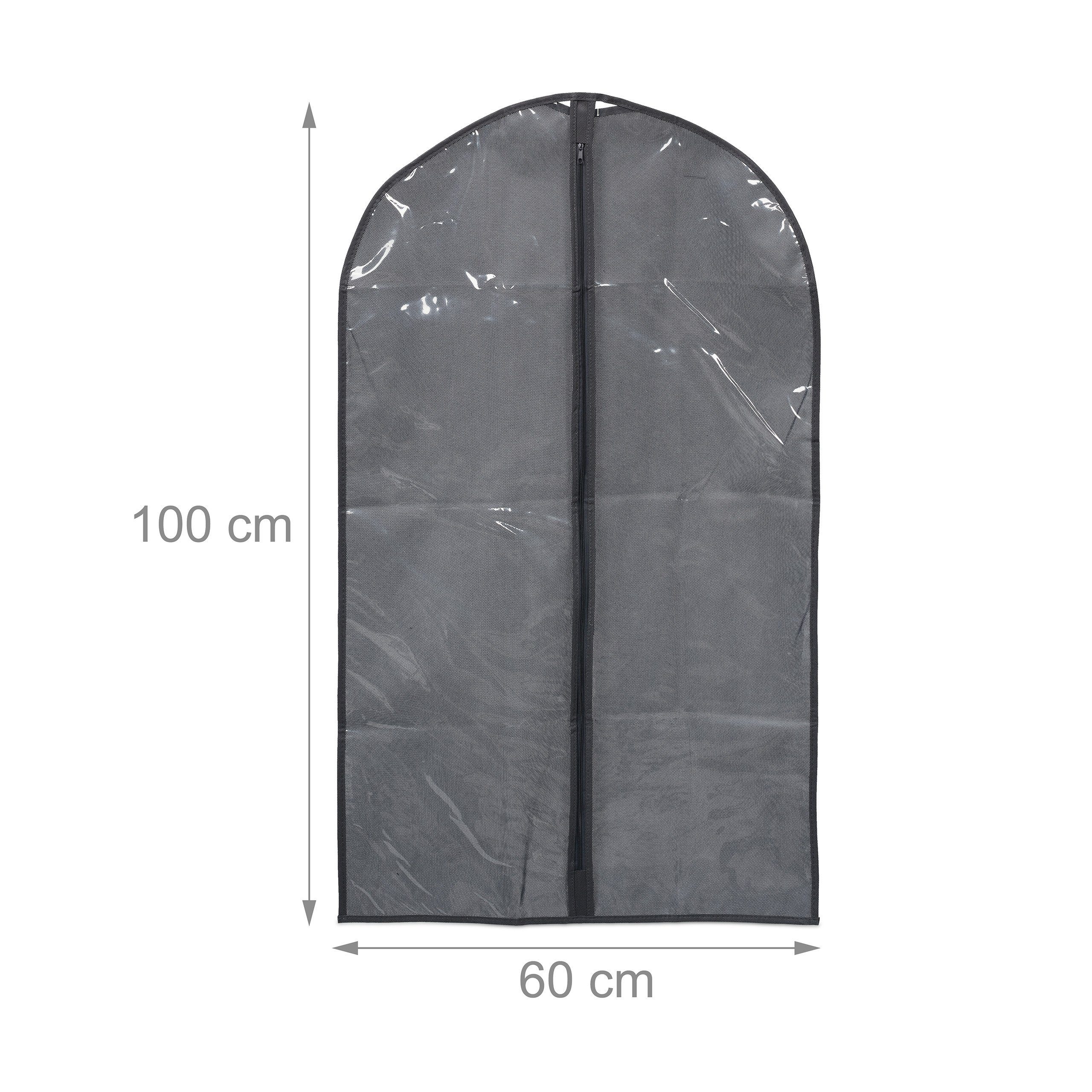 relaxdays Kleidersack Kleidersack 6er Set 100 x 60 cm