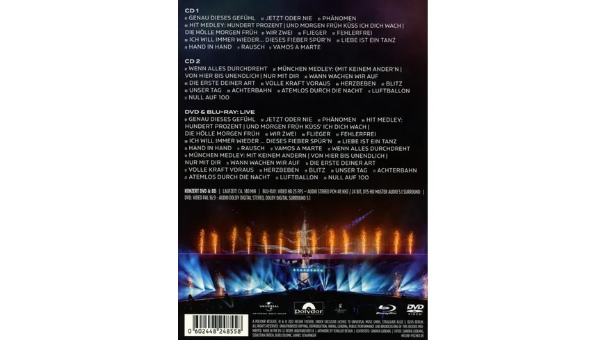 Rausch (Live) 2CD/DVD/Bluray