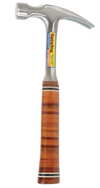 Estwing 02-4101E16S Kladivo s rovnou rukojetí, kožená rukojeť, 448 gramů