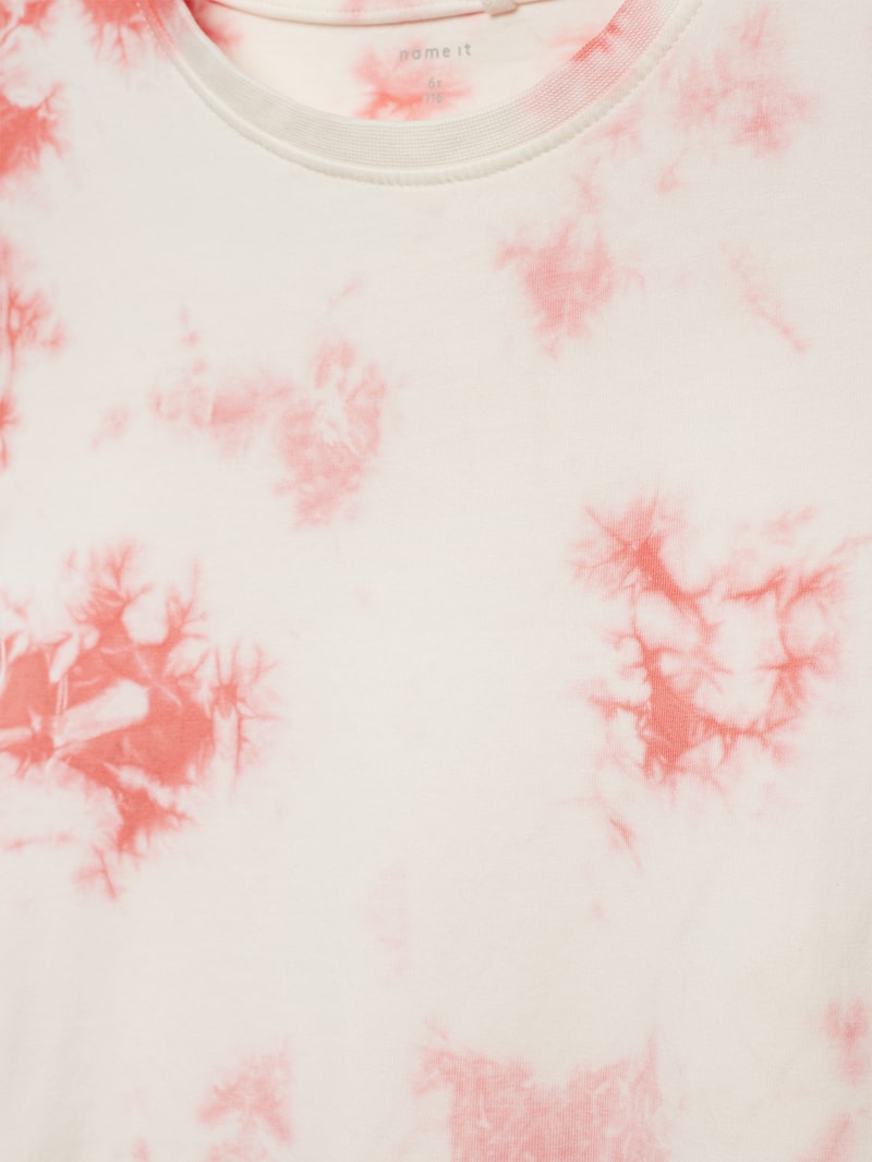 Kleid im Batik-Look in pink