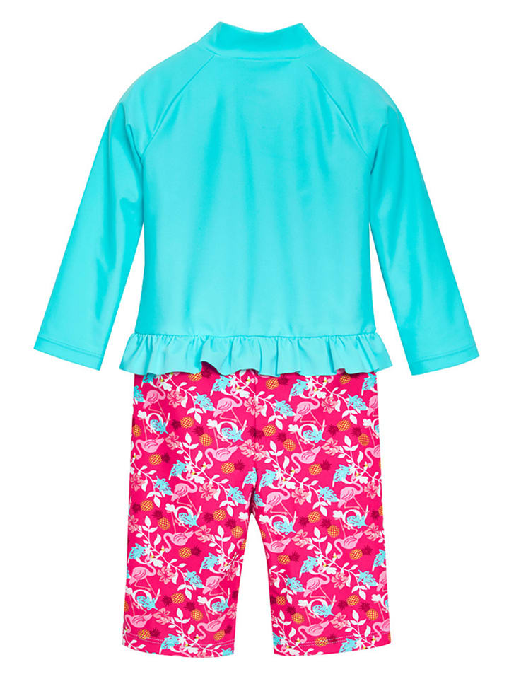 Playshoes Badeanzug in Türkis/ Pink günstig kaufen