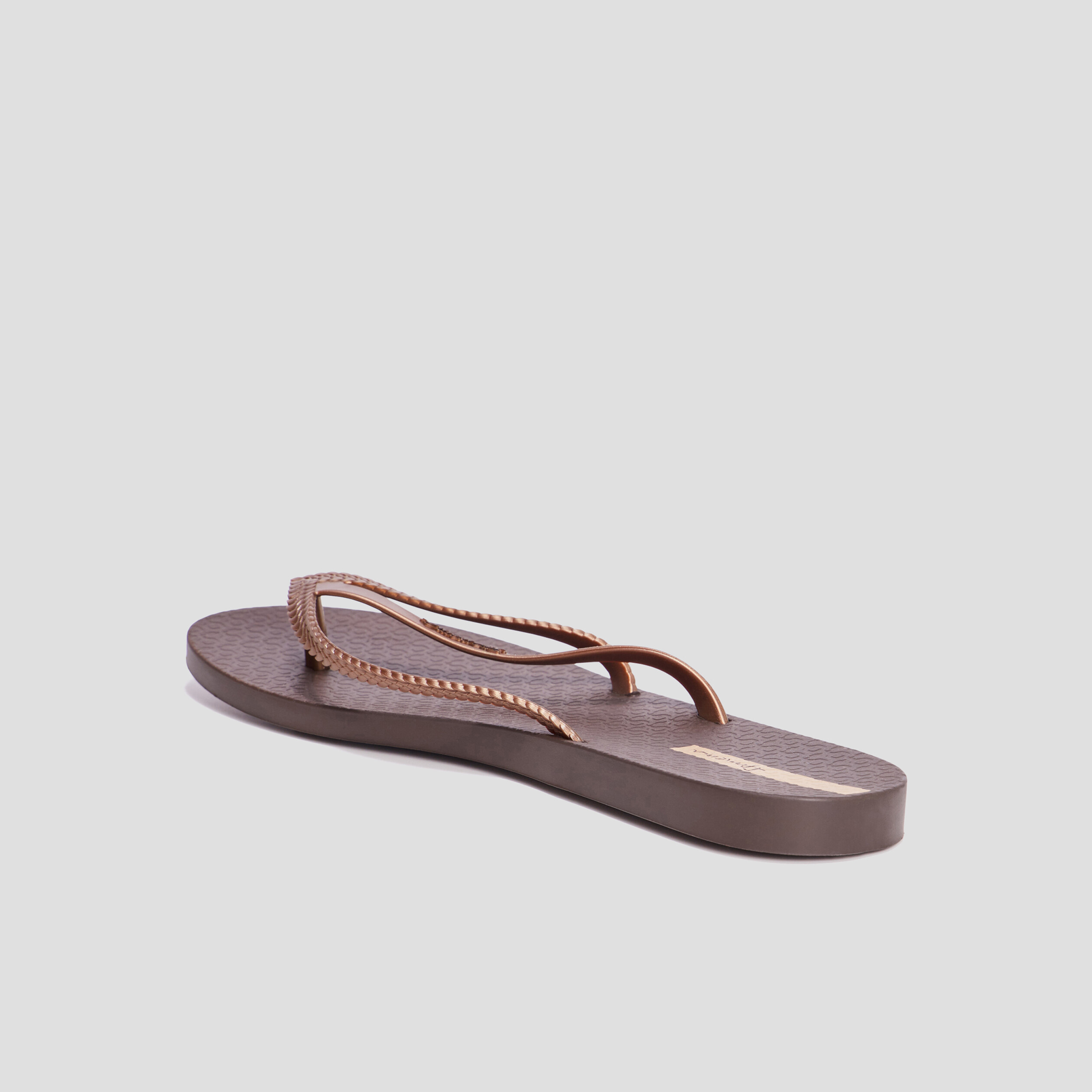 Tongs double bride Ipanema marron femme | La Halle