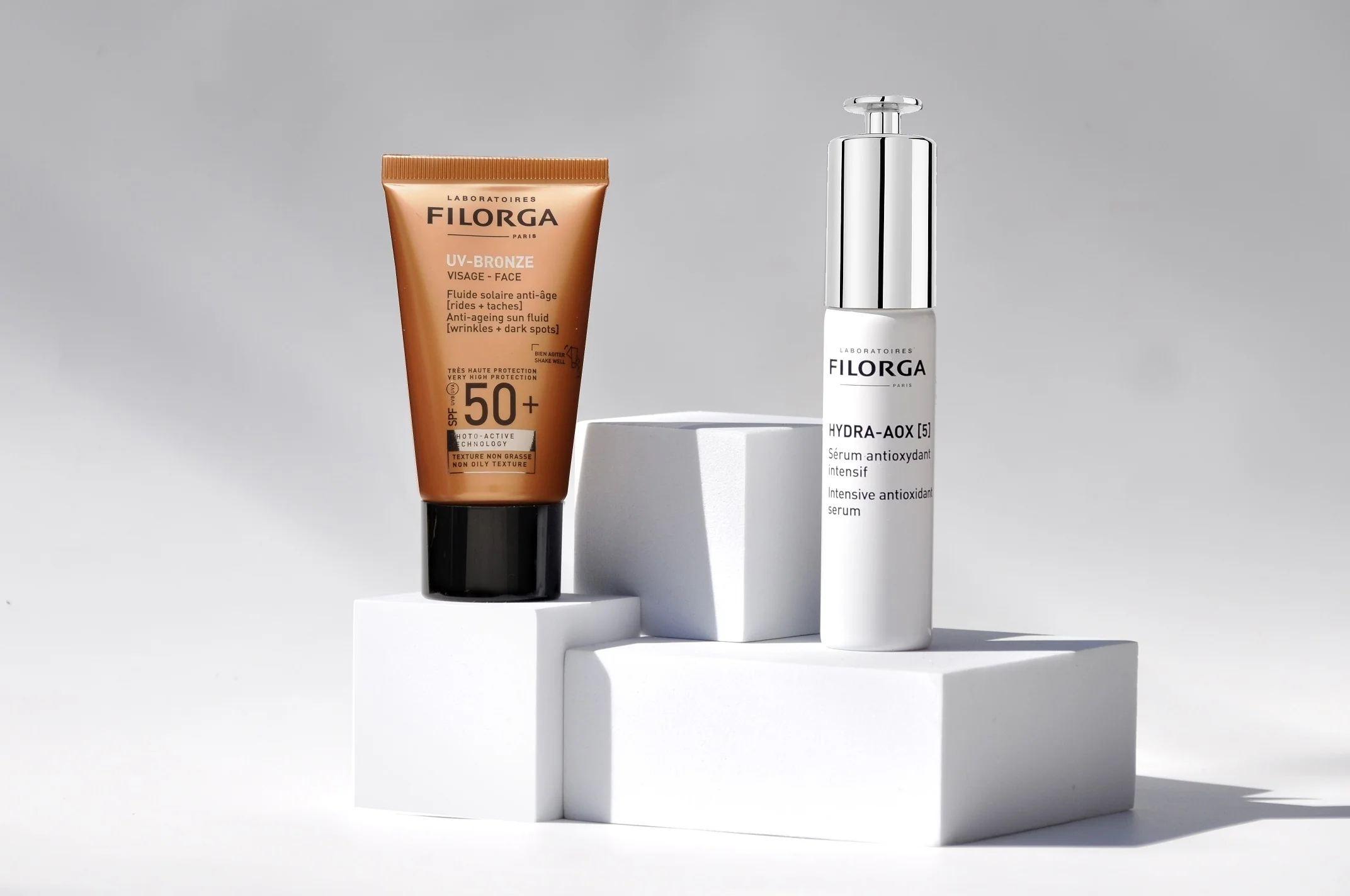 Solcreme Hydra-AOX [5] + UV Bronze Ansigt SPF50+ Sæt - Solcremesæt, Solcremesæt, Anti-rynkesæt