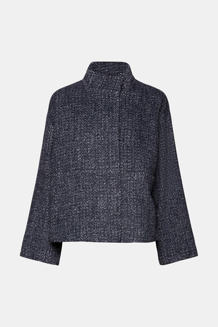 Strukturierte Jacke aus Webstoff