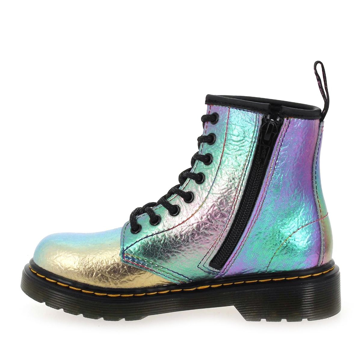 Dr Martens  1460 J MULTI RAINBOW - Multicolore Argent