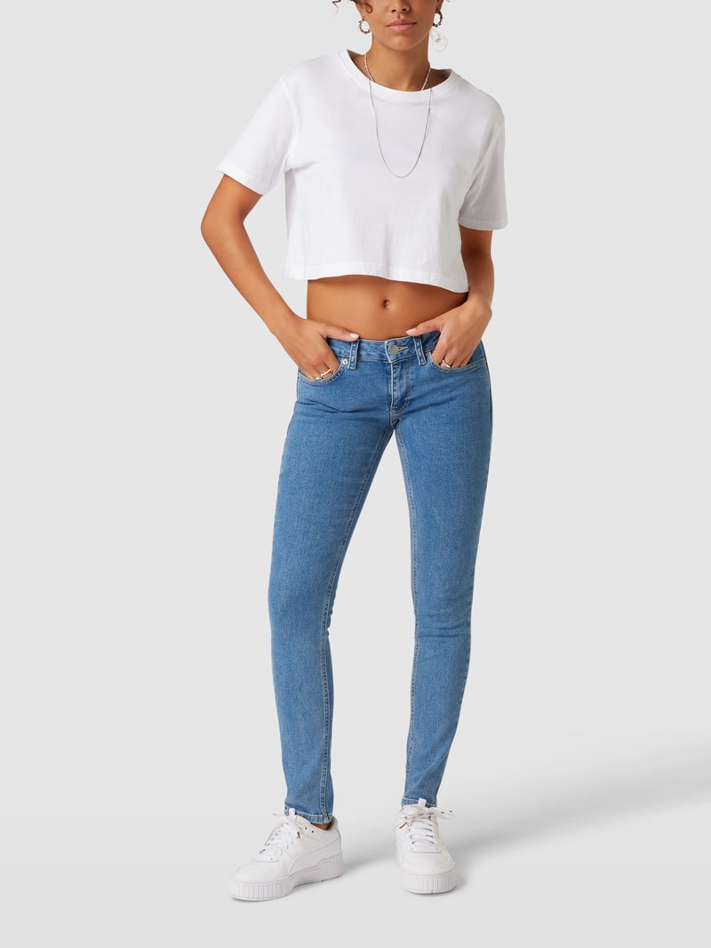 Skinny Fit Jeans mit Stretch-Anteil Modell 'SOPHIE' in hellblau
