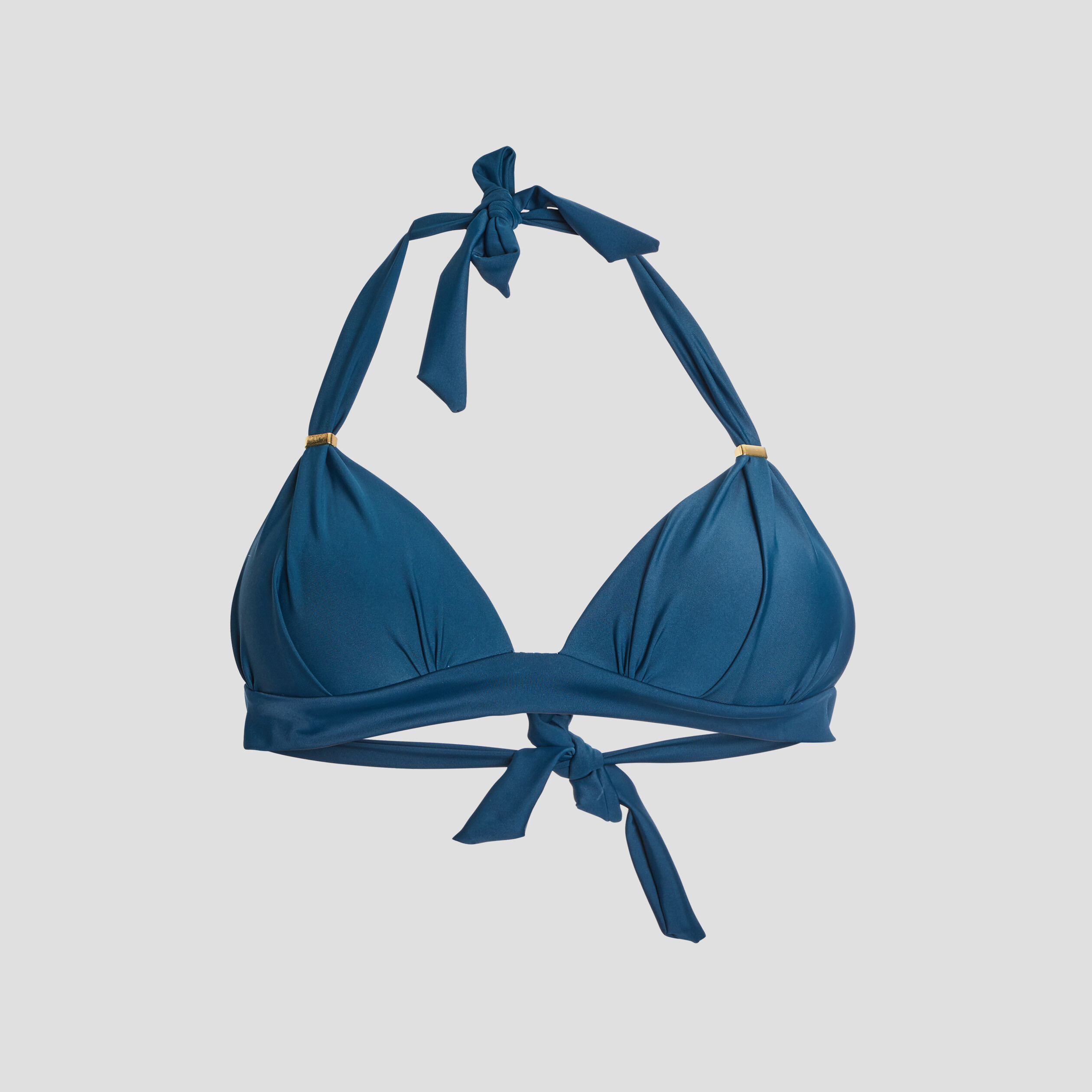 Haut de maillot de bain bleu pétrole femme | La Halle