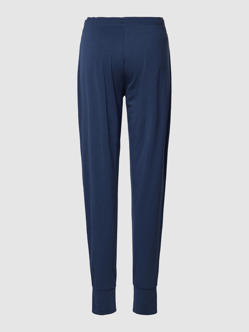 Pyjama-Hose mit elastischem Bund in marineblau
