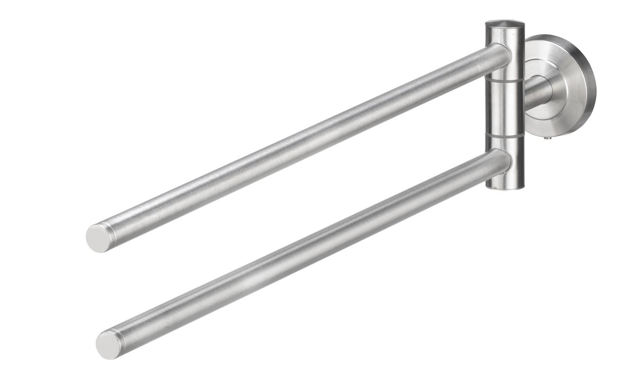 Weles AMARE Handtuchhalter, Silber, 2-armig