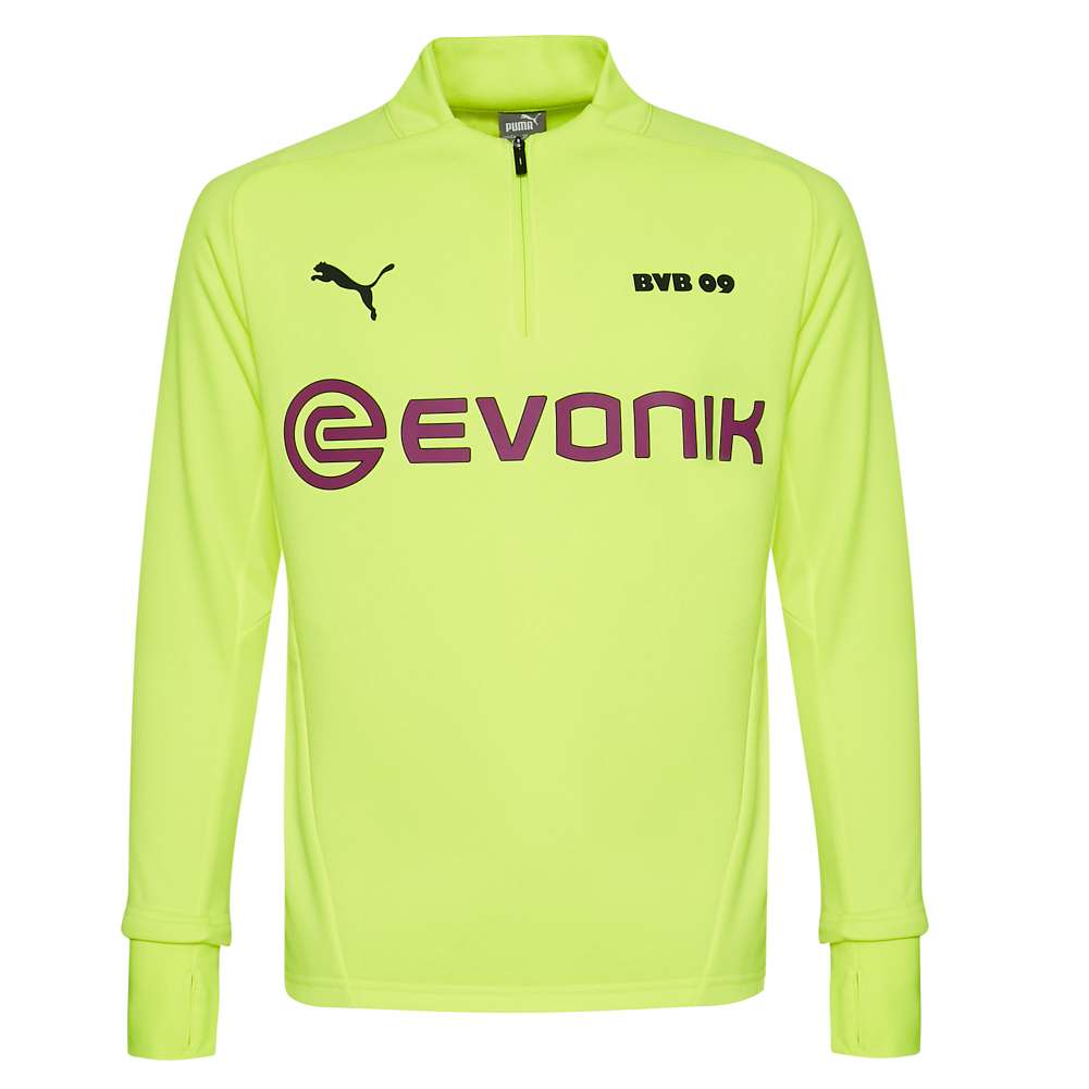 Borussia Dortmund BVB 09 PUMA 1/4 Zip Kinder Trainings Oberteil 759079-03