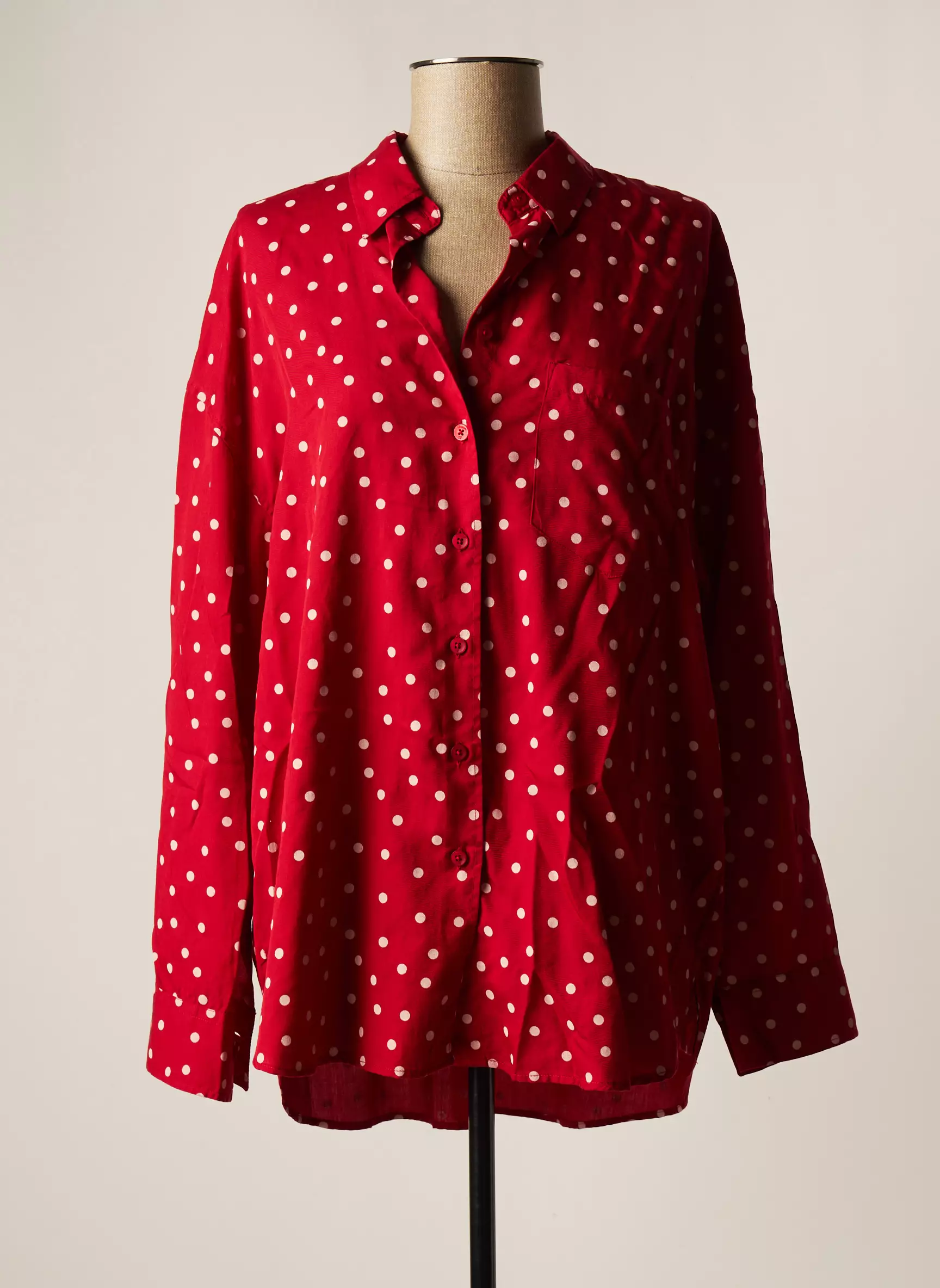 Amour Chemisiers Femme couleur rouge