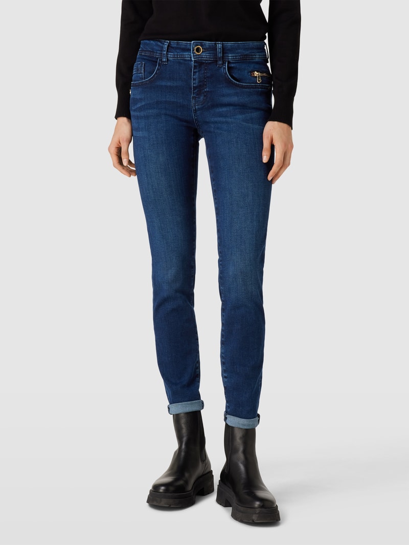 Jeans mit Reißverschlusstasche Modell 'SUMNER ACHILLES' in dunkelblau