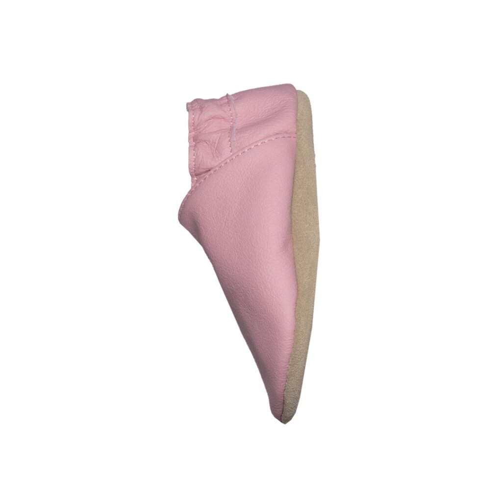 baBice Plain Pink rosa Krabbelschuhe