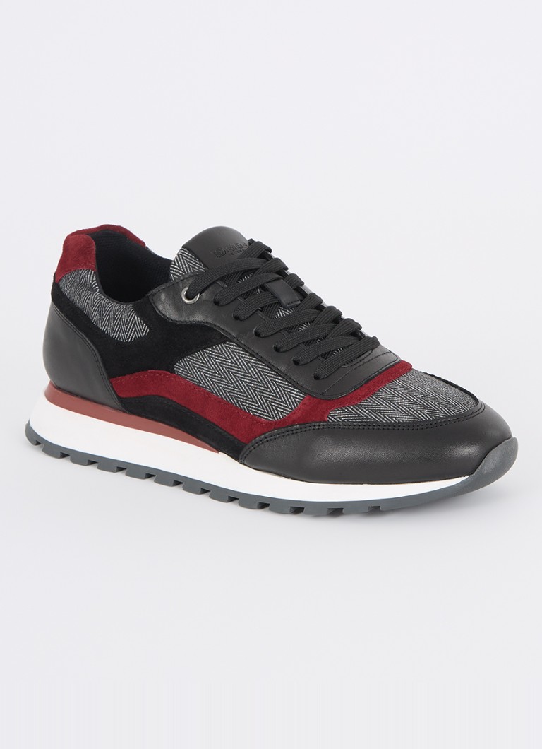 Sneakers Dune London Tetra con dettagli in camoscio