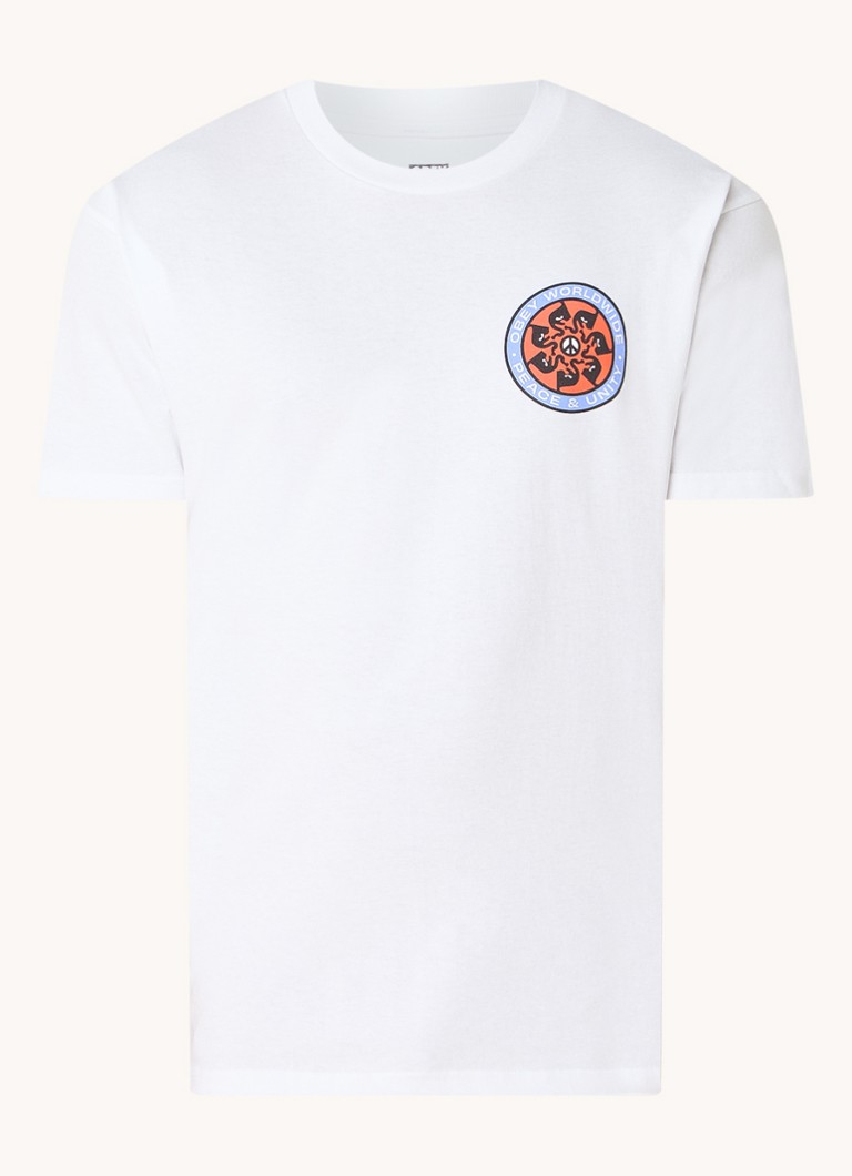 Μπλούζα Obey Peace Wheel με λογότυπο και στάμπα στο πίσω μέρος