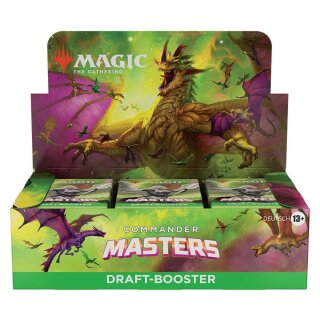 Magic the Gathering: Commander Masters - Draft Booster Display (24) (DE)
