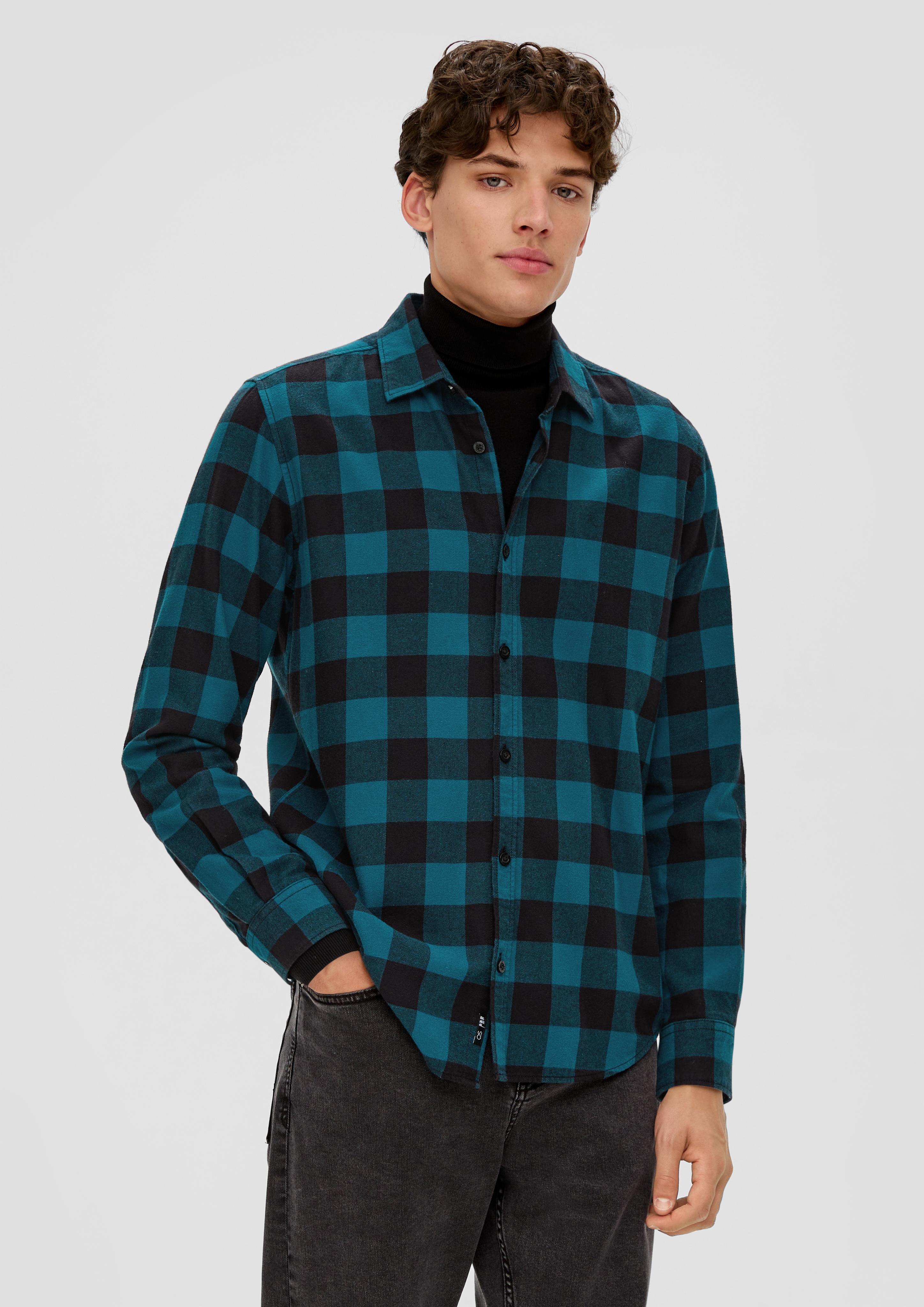 Flanellhemd aus Baumwolle  2134711-67N0