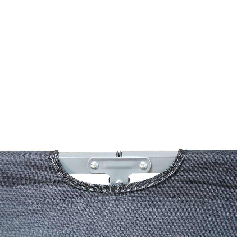 Grafner Feldbett Grafner® Feldbett klappbar Campingbett inkl. Tragetasche in schwarz inkl. Transporttasche
