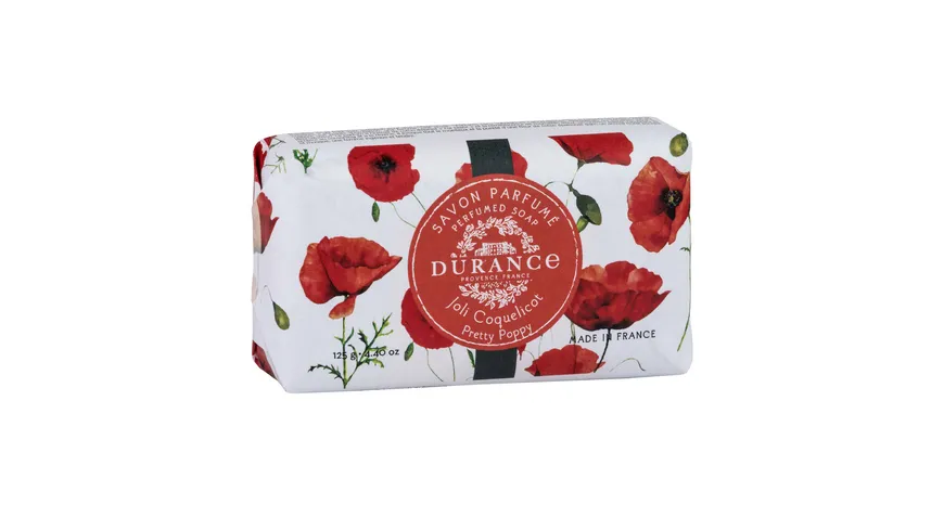 DURANCE Les Eternelles Seife schöne Mohnblume 125g 125 g