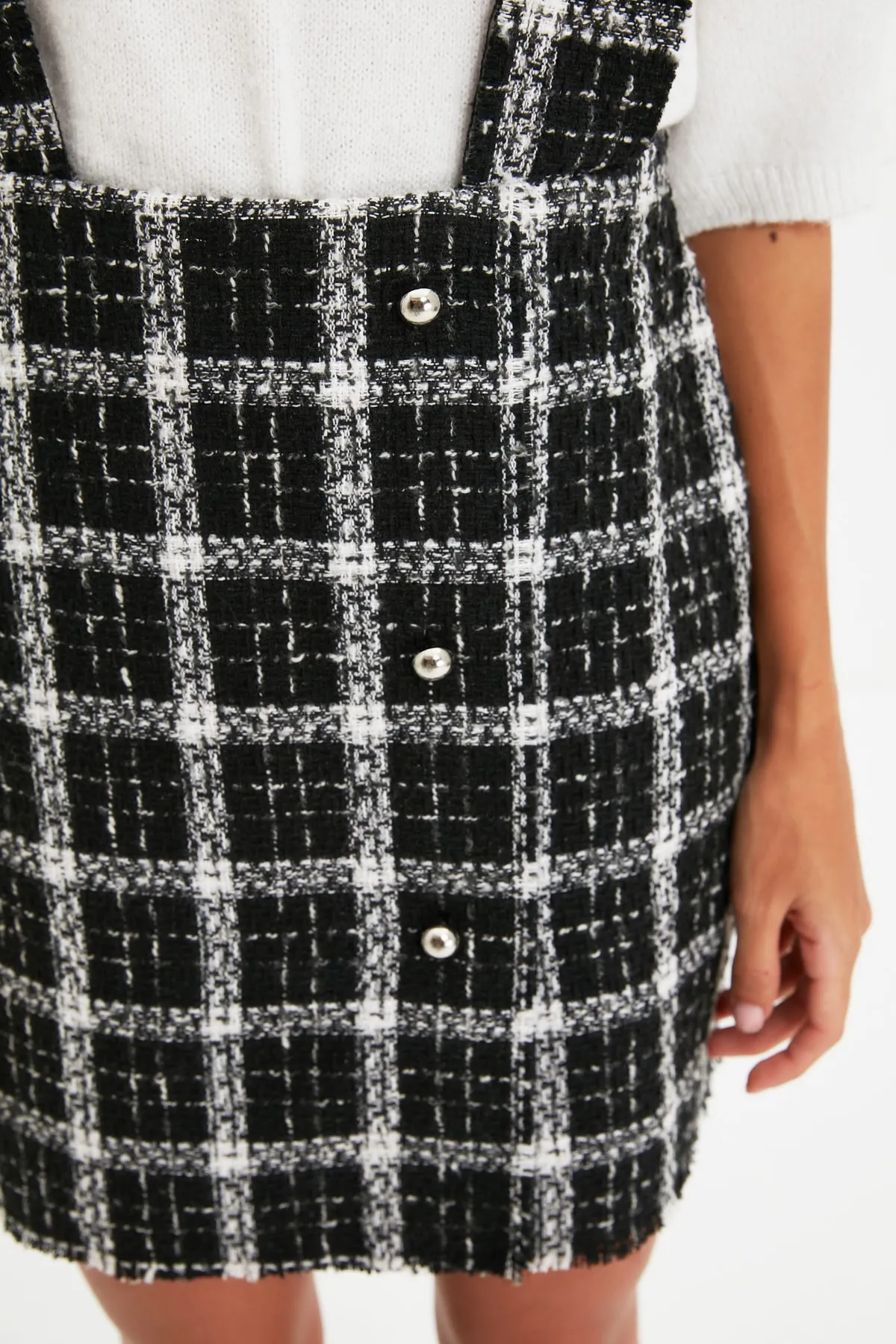 Trendyol Collection  Schwarzes gewebtes Trägerkleid TWOAW22EL0460